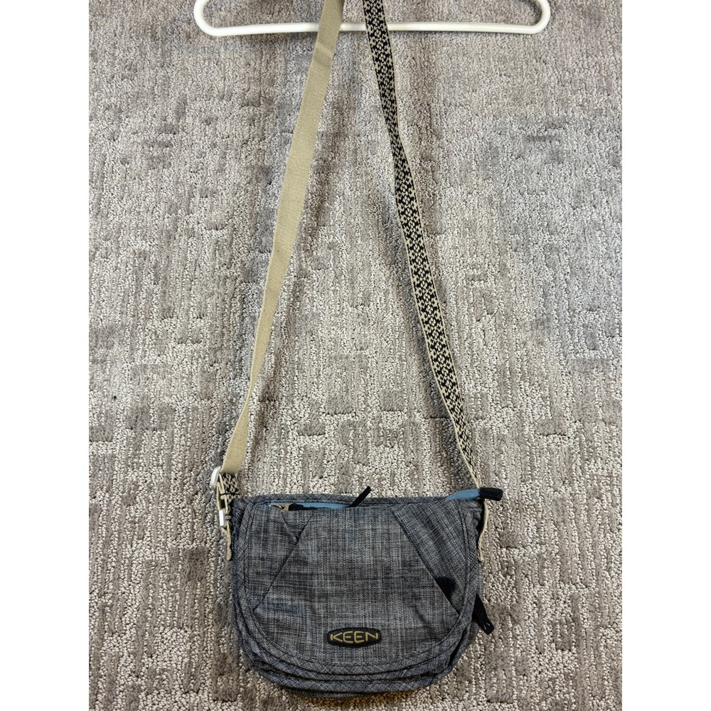 Keen Crossbody Bag Small Gray Heathered Messenger Travel Purse Adjustable Strap